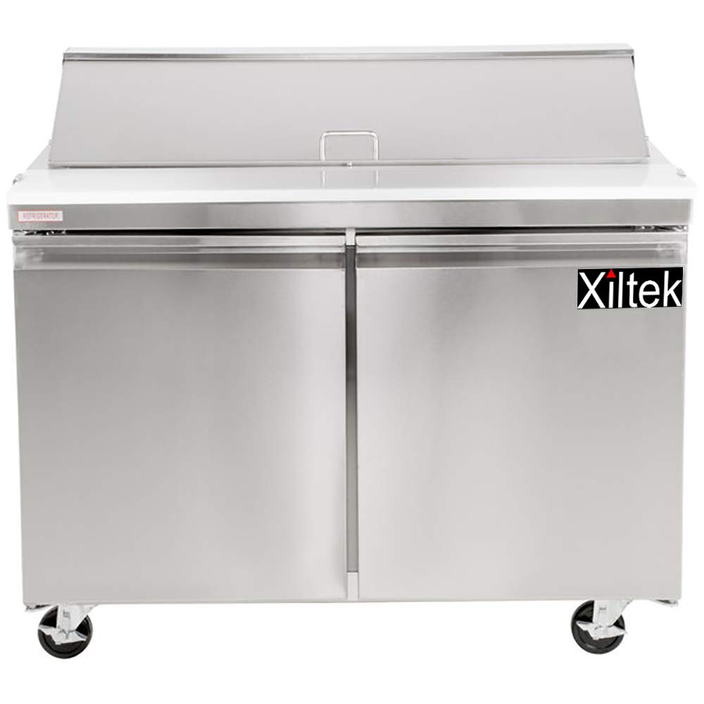 Amazon.com: Xiltek 48″ Two Door Sandwich Salad Prep Table