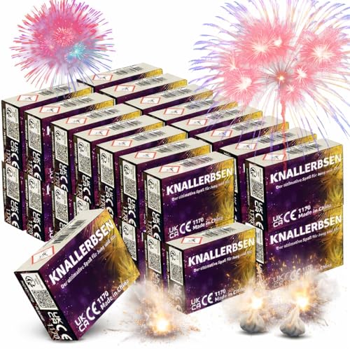 TK Gruppe Timo Klingler 1000x Knallerbsen - Fun Snaps Silvester wie Knallteufel Knaller für Jugendlichen & Kinder (1000x)