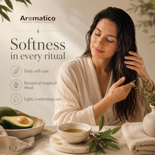 Image of AROMATICO Avocado Oil for Skin, Hair and Body Care, Multipurpose Carrier Oil for Massage, Scalp Care, Dry Skin Routine, DIY Beauty and Natural Glow - 946 ml