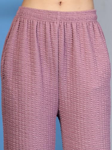 Image of UZARUS Women's Ultra-Soft Baggy Fit /Relaxed Fit Joggers with Side Pockets & Gripped Hem
