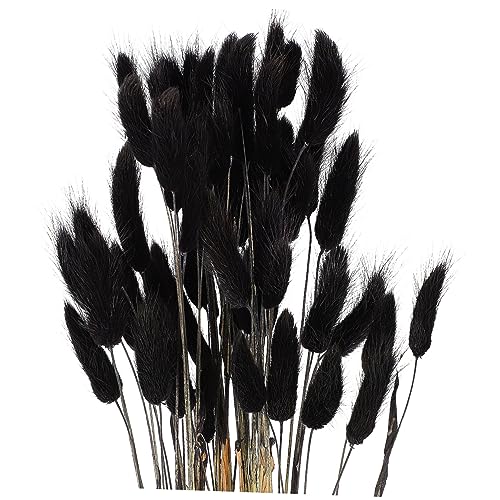 Flores secas Rabbit Tail Grass de 60 piezas para decoración