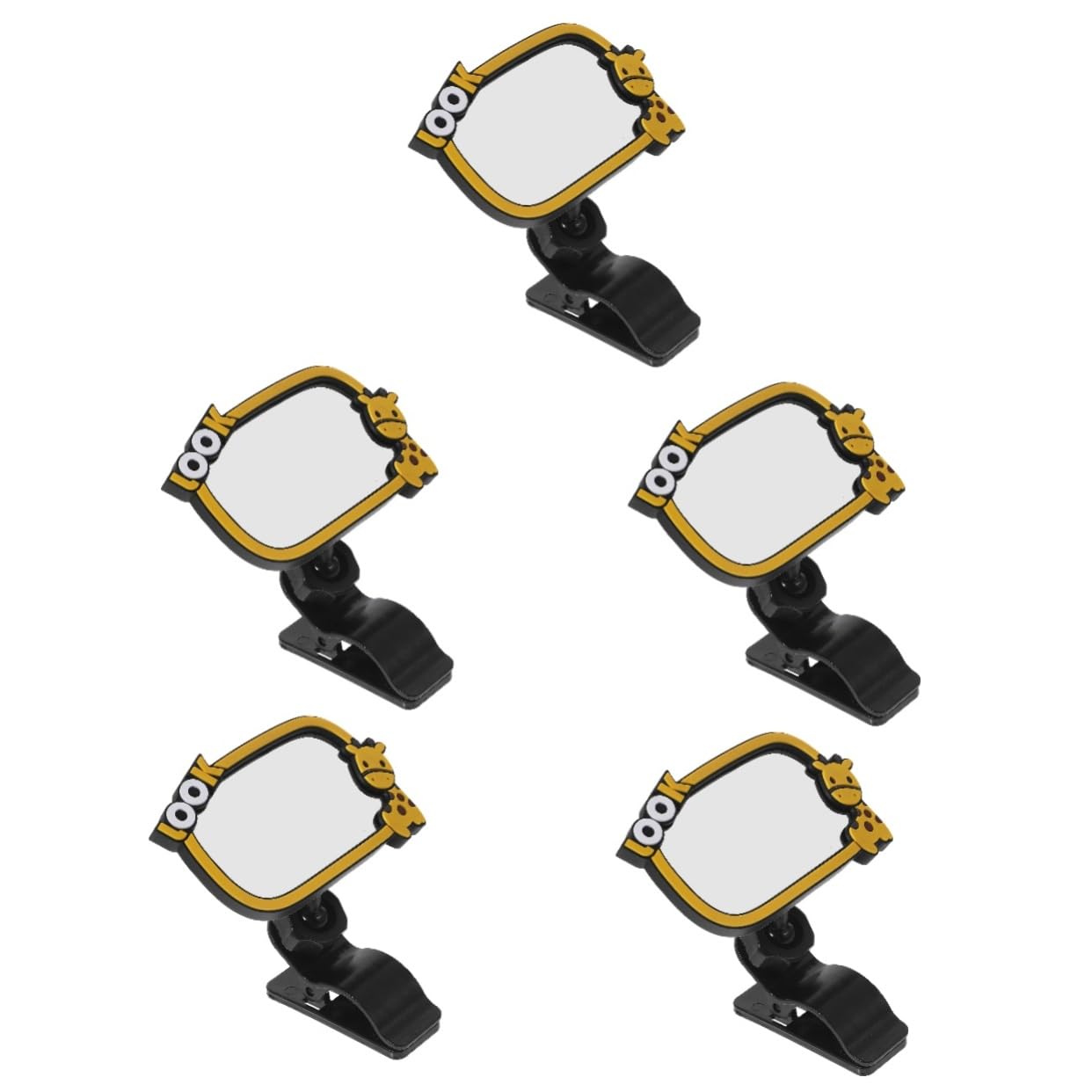 SUPVOX 5 Espejos Retrovisores Interiores Y Exteriores Para Bebés Monitor De Visión Infantil Espejos Retrovisores Para Coche Espejo Retrovisor Para Bebés Espejo De Goma Para Bebés