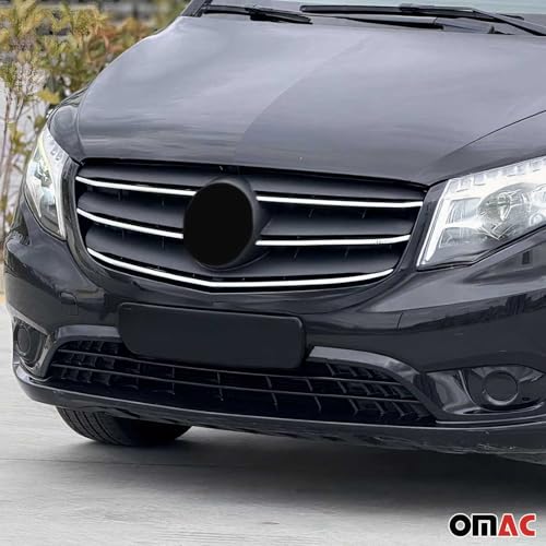 Grilles de calandre Vito W447 finitions chromées exclusives OMAC - 3