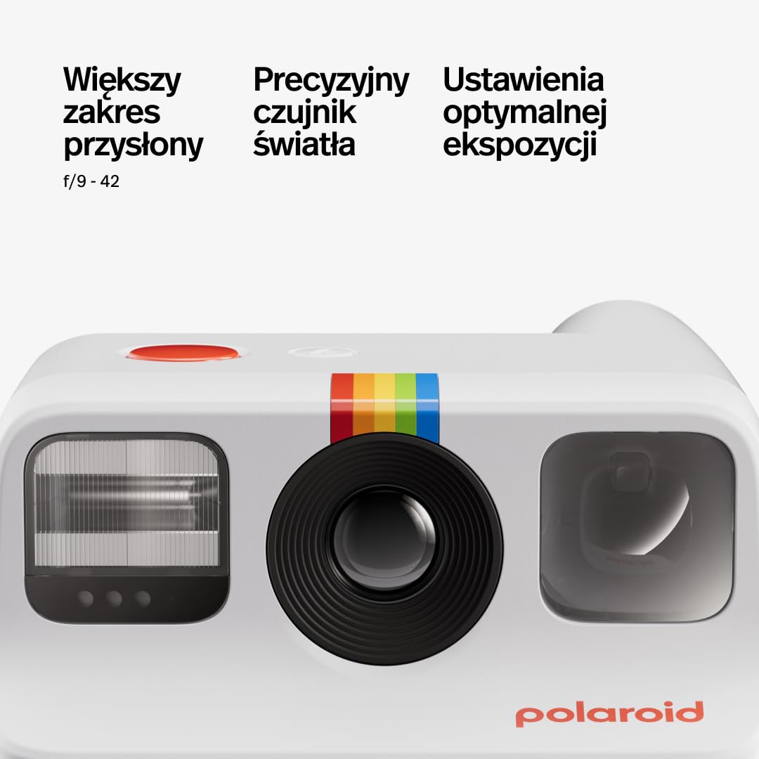 Bundle Polaroid Instant Camera - Go Gen 2 White + Black Clip