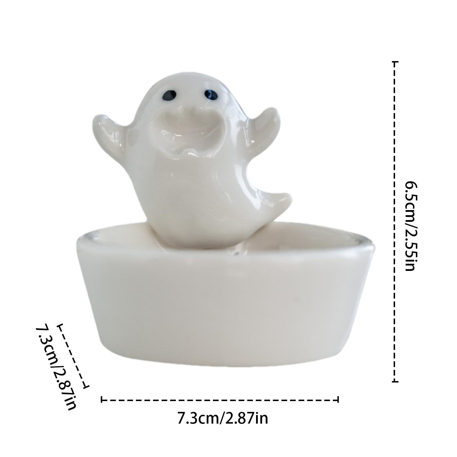 Bougeoir en résine en forme de main pour Halloween, fantôme, sorcière
