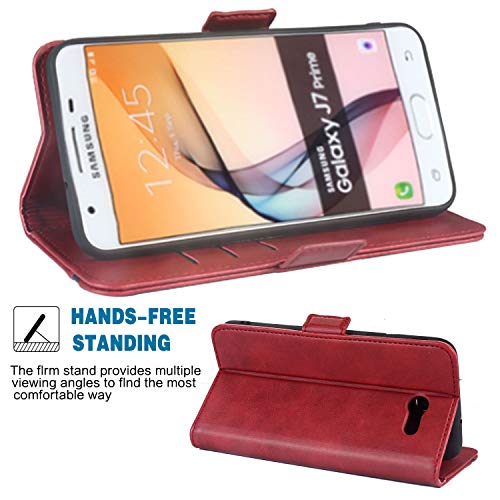 Coque Samsung Galaxy J7 2017 finition premium rouge haute densité - 4