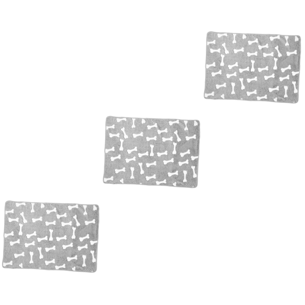 Plaid doux pour chiens et chats Kisangel couverture polaire lavable grise