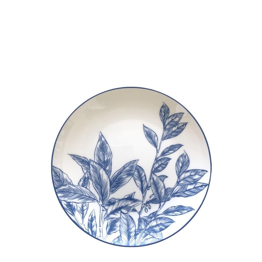 Talerze do makaronu, ceramiczne talerze deserowe zastawa stołowa ręcznie malowane talerze vintage niebieskie kreatywne talerze ceramiczne jedzenie zdjęcie zastawa stołowa 4-częściowy zestaw