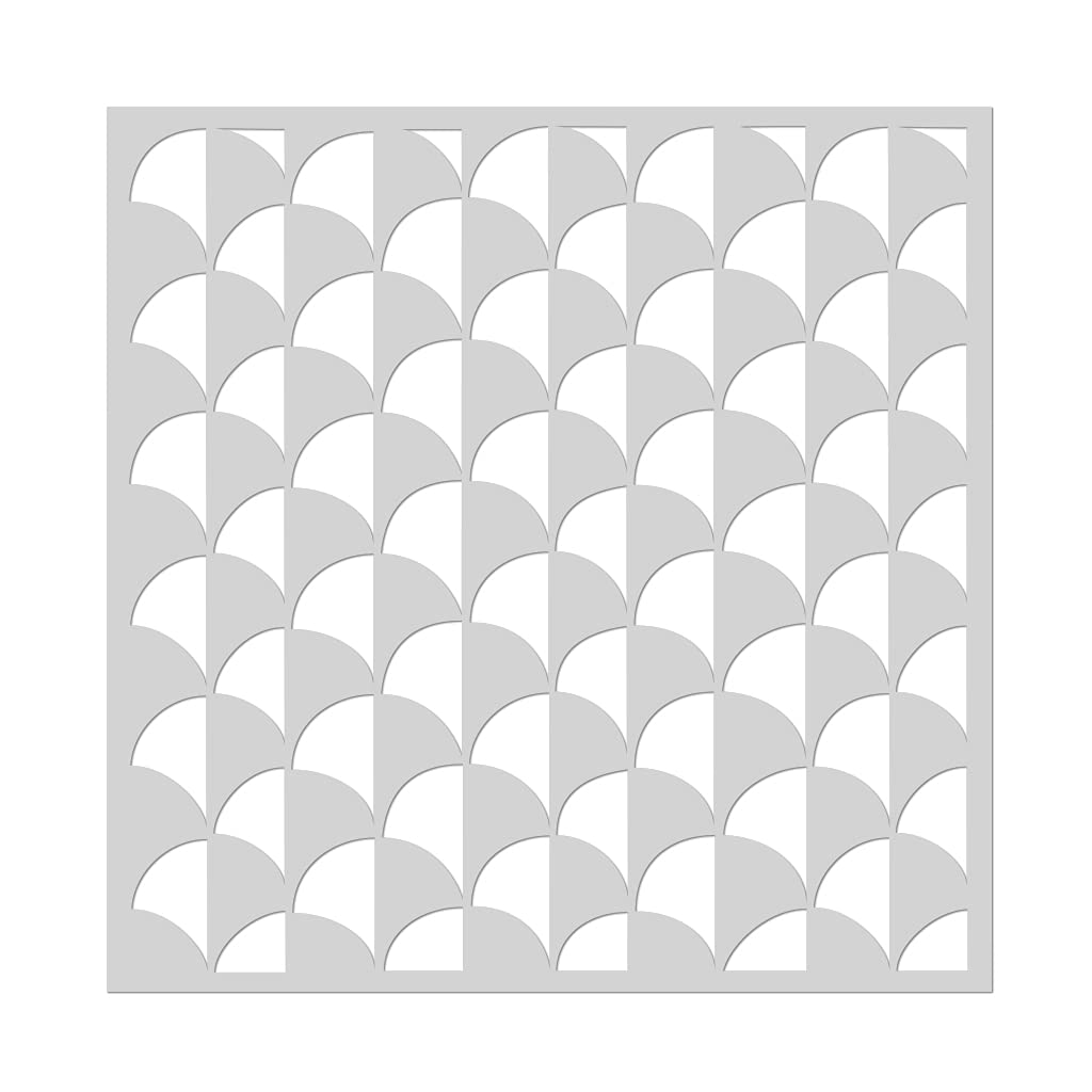 Hero Arts SA165 Stencils, Art Deco Arches Stencil