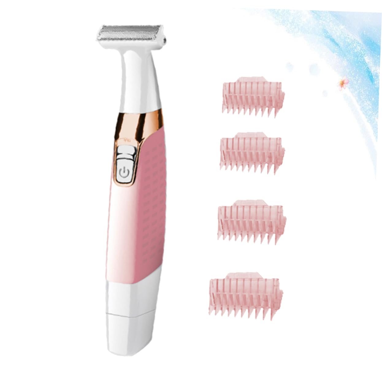 VICASKY Epilatore Facciale Donna Portatile, Depilatore Donna Elettrico in Abs Rosa, senza Irritazione, per Depilazione Viso e Viaggio