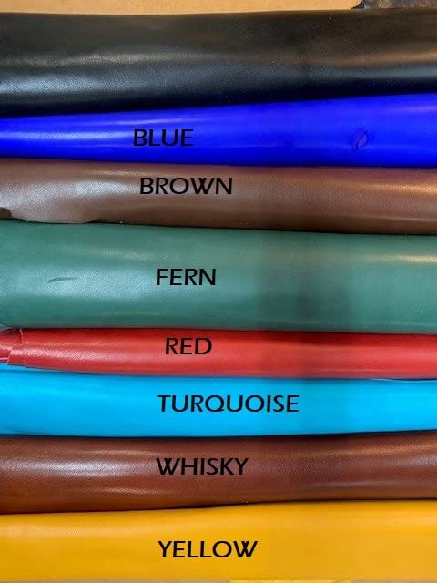 Genuine Goat Nappa Skin for Leather Crafts DIY Goat Nappa Brown 1