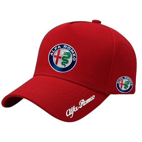 JHGFVBG Berretto da Baseball, per Alfa Romeo Traspirante Run cap, Unisex,Sun Protection,Regolabile,Regalo di Compleanno,G-OneSize JHGFVBG Berretto da Baseball, per Alfa Romeo Traspirante Run cap, Unisex,Sun Protection,Regolabile,Regalo di Compleanno,G-OneSize