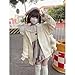LRF Kawaii Cute Zip Up Hoodie Cartoon Oversized Pullover Jacket Harajuku Kawaii Hooded Y2K Top (White,Small)