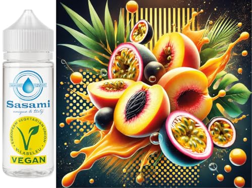 Pêche maracuja arôme concentré Sasami 100 ml pour éliminer les e-liquides fades