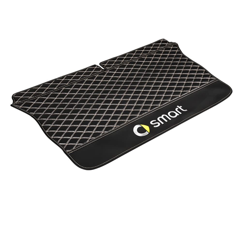 Maxure Car Rear Boot Mats, for Smart Fortwo Forfour W451 W453 Non-Slip Anti-Scratch Car Boot Liner Guard Tray Rear Trunk Floor Mat Protector Accessories,453 forfour