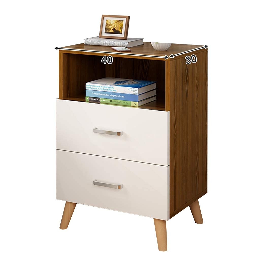 SXZenSpace Compact Nightstand with Drawer, Modern Side Table for Living Room & Bedroom, Versatile Snack Table, Stylish End (Color: D)