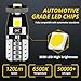 Pack of 2 T10 3030 3smd White Led Bulbs Super Bright 168 2825 194 Chipset CANBUS for License Plate Lights Truck Interior Light Dome Light Map Light Door Light Courtesy Marker Light Inside Car Light