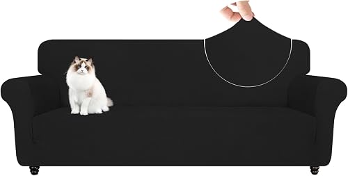 YSTELLAA Elasticas Funda Sofa 4 Plazas con Reposabrazos, Universal Fundas De Sof