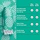 Miss Savon Saunatuch – Ananas Saunahandtuch Baumwolle | 100x180 cm | Strandtuch Handtücher Groß Decke XXL für Sport Fitness Sauna Yoga Matte Badetuch Sporthandtuch (Grün)