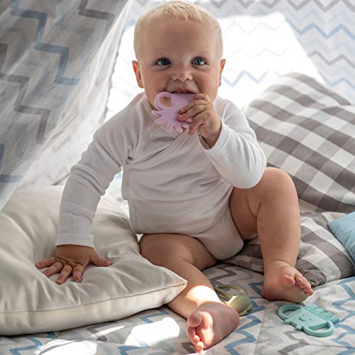 Image of Sisilia BPA Free Silicone Teething Toys | Octopus (Babyblue)