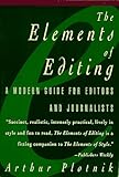 The Elements of Editing