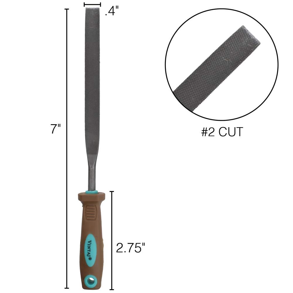 Vintaj Large File #2 Cut, .40" Wide by 2.75" Long for Smooth Finishes in Jewelry Making and Arts & Crafts - Image 4