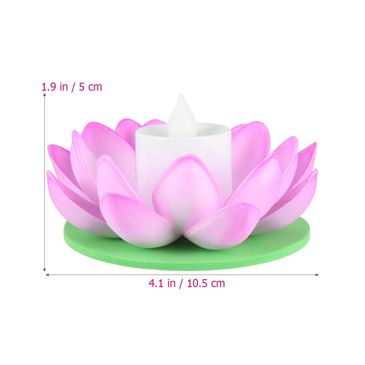 Luci Galleggianti Solari A Forma Di Loto - RGB Per Stagno, Giardino O Piscina, Impermeabili IP65 - Foto 11