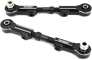 C32586BLACK Billet Machined Steering Turnbuckle Linkages 105mm for Losi 1/5 DBXL-E 2.0 4WD