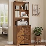 SEDETA 2 Drawer File Cabinet with Lock, Wood Filing Cabinet fits Letter, Legal, A4 Size,...