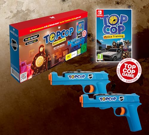 Kit pistolet Top Cop Nintendo Switch pour jouer aux jeux de tir avec Joy-Con