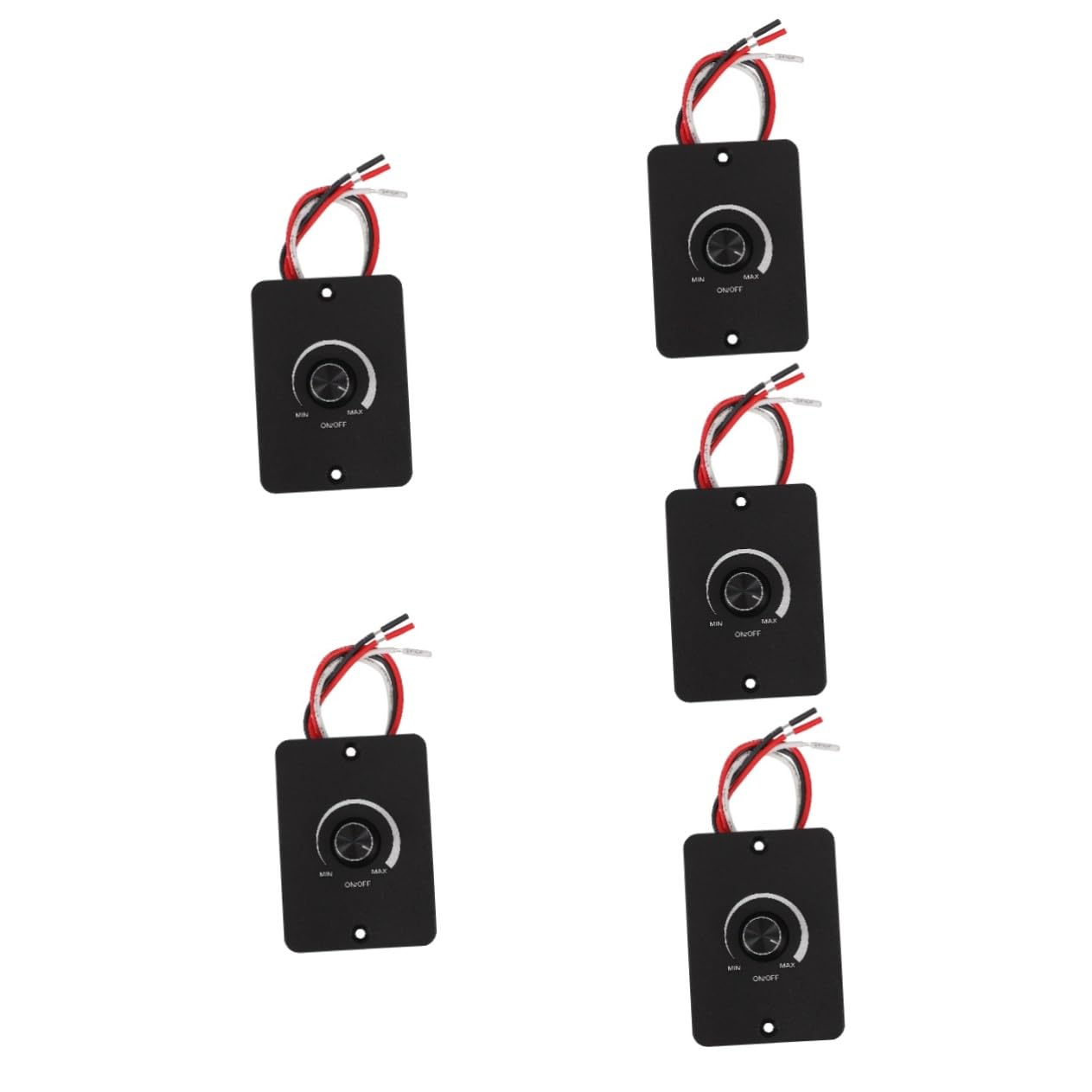 5piezas Interruptor De Luz Led Para Automóviles y Controlador Pwm De Intensidad Para Iluminación De Caravanas y Rv