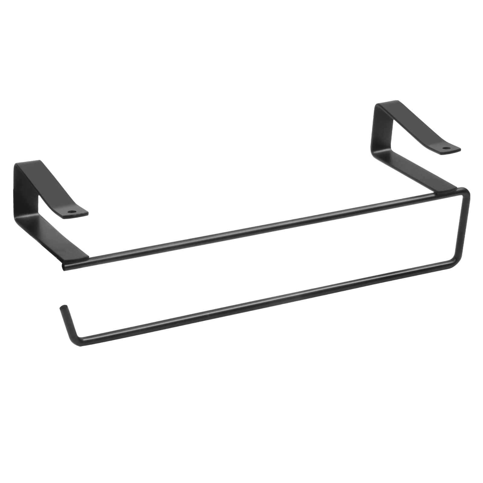 Portarotoli Da Cucina Senza Foratura - Sottopensile Per Risparmiare Spazio, Nero