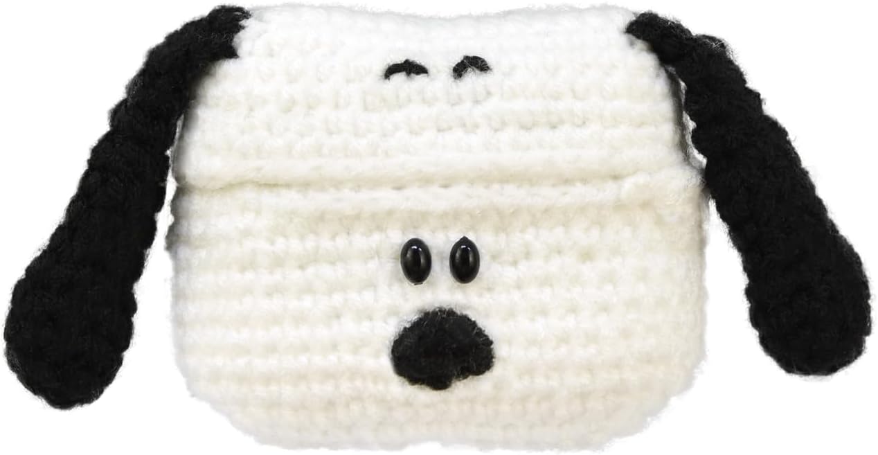 Gourmandies SNGG-109A Peanuts Snoopy Knitting Case for AirPods Pro (2nd Generation) / AirPods Pro
