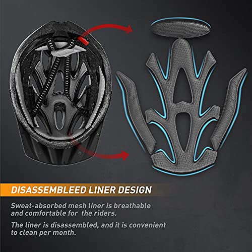 JBM Adult Cycling Bike Helmet Specialized for Men Women Safety Protection CPSC Certified Adjustable Lightweight Helmet… - Image 8