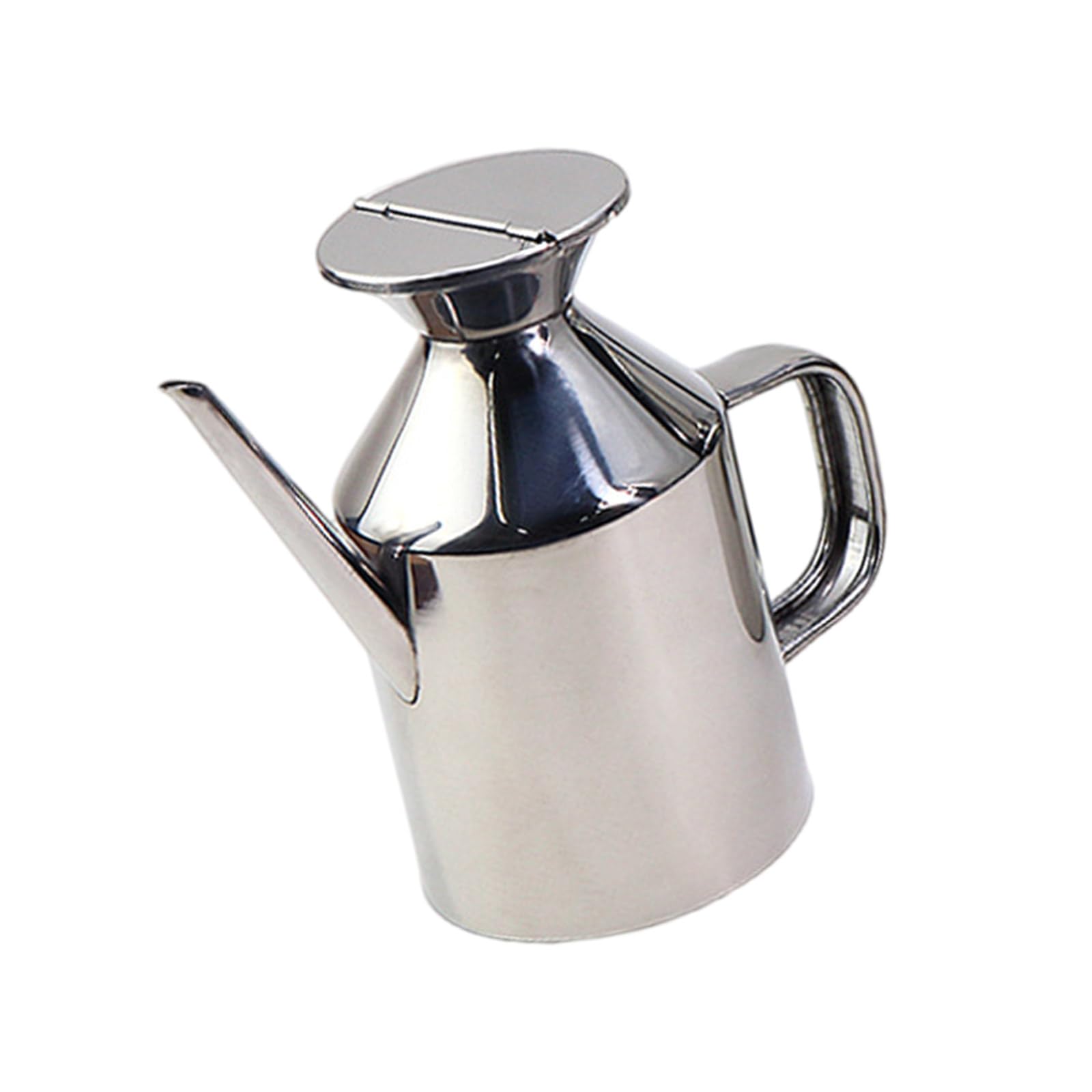 FACAILUO Nonrust Steel Oil Dispenser with Leak Proof Lid and Ergonomic Handle for Precise Pouring in Kitchens Cooking