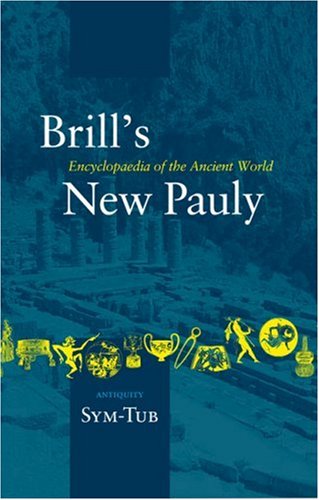 Antiquity: SYM-TUB (Brill's New Pauly)