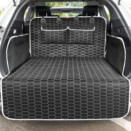 Oasser Kofferraumschutz Hund mit Seiten- und Ladekantenschutz Universal Auto Wasserdicht Kratzfest rutschfest Kofferraum Schutzmatte
