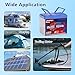 MARSENERGY 12V 100Ah Lifepo4 Battery, Bci Group 24 Size, Built-in 100A Smart BMS, 4500-15000 Deep Cycle Grade A Lithium Cells for RV Travel,Trolling Motor,Marine, Boat, Solar Panel, Camping (2 Pack)