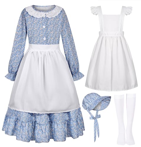 Disfraz Colonial Infantil para Niñas Talla 5-6 Años miniatura 1