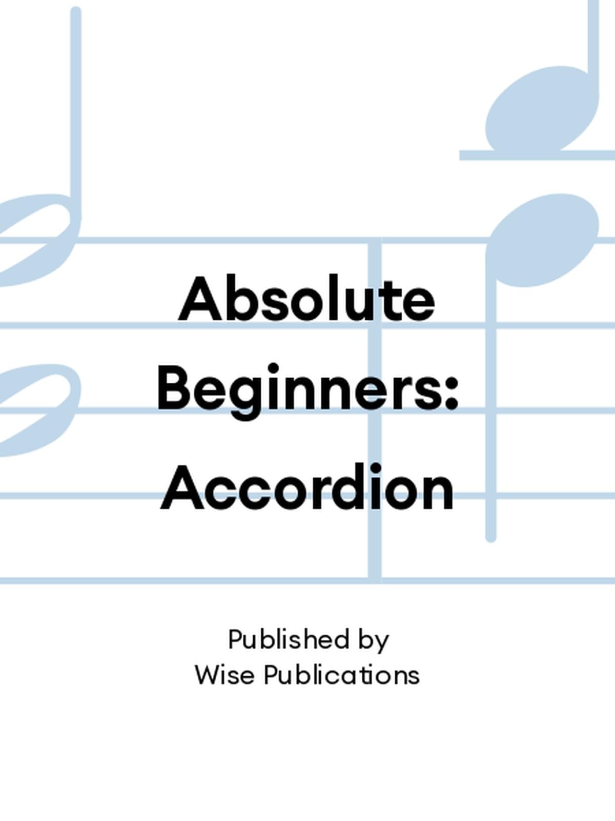 Absolute Beginners Accordion Bk/Cd