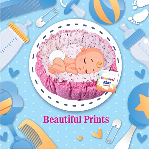 Babytoons-Baby-Nest-for-New-Born-Reversible-Bed-Sleeping-Bedding-Set-0-6-Months-Pink