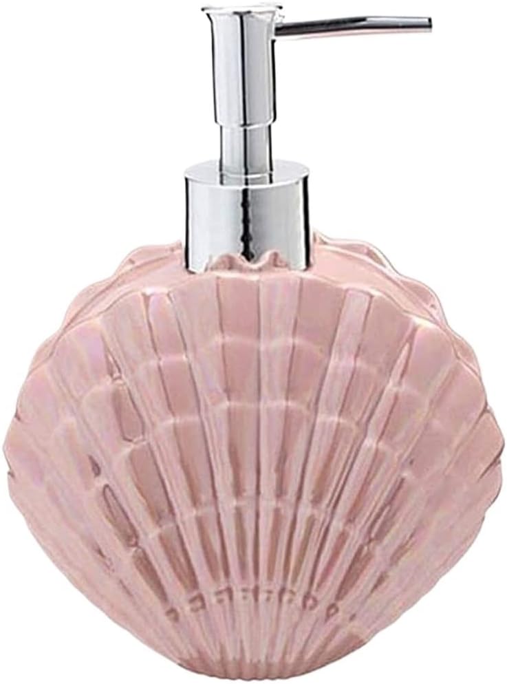 Soap Dispenser Soap Dispenser, Liquid, Ceramic Lotion for Washroom for Bathroom(Pink)