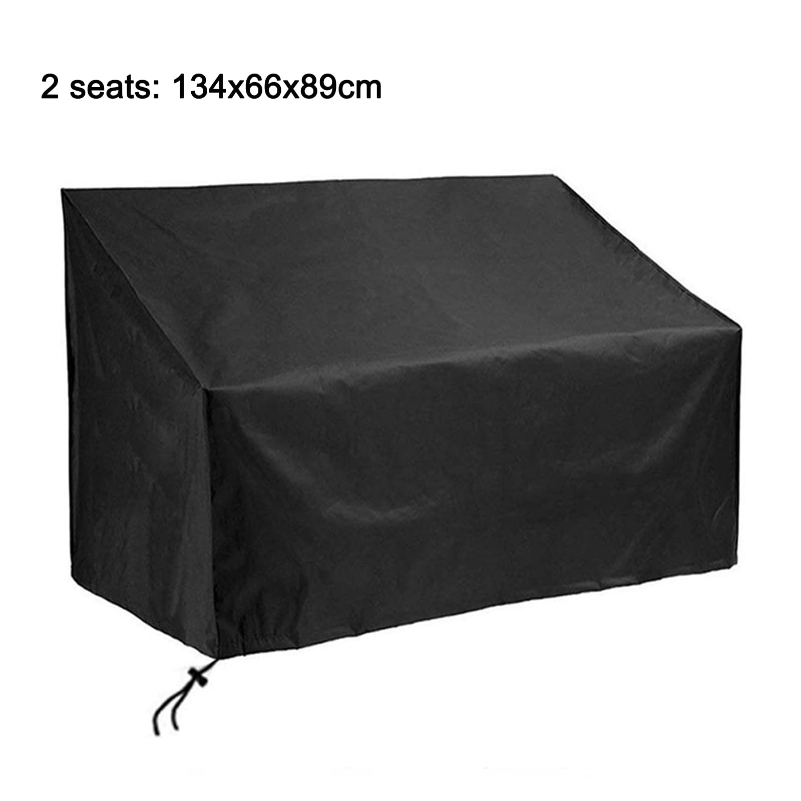 Wodoodporny pokrowiec na ławkę zewnętrzną, 134 x 66 x 89 cm, pasuje do 2-osobowej sofy Loveseat Glider i pokrowca z żywicy UV