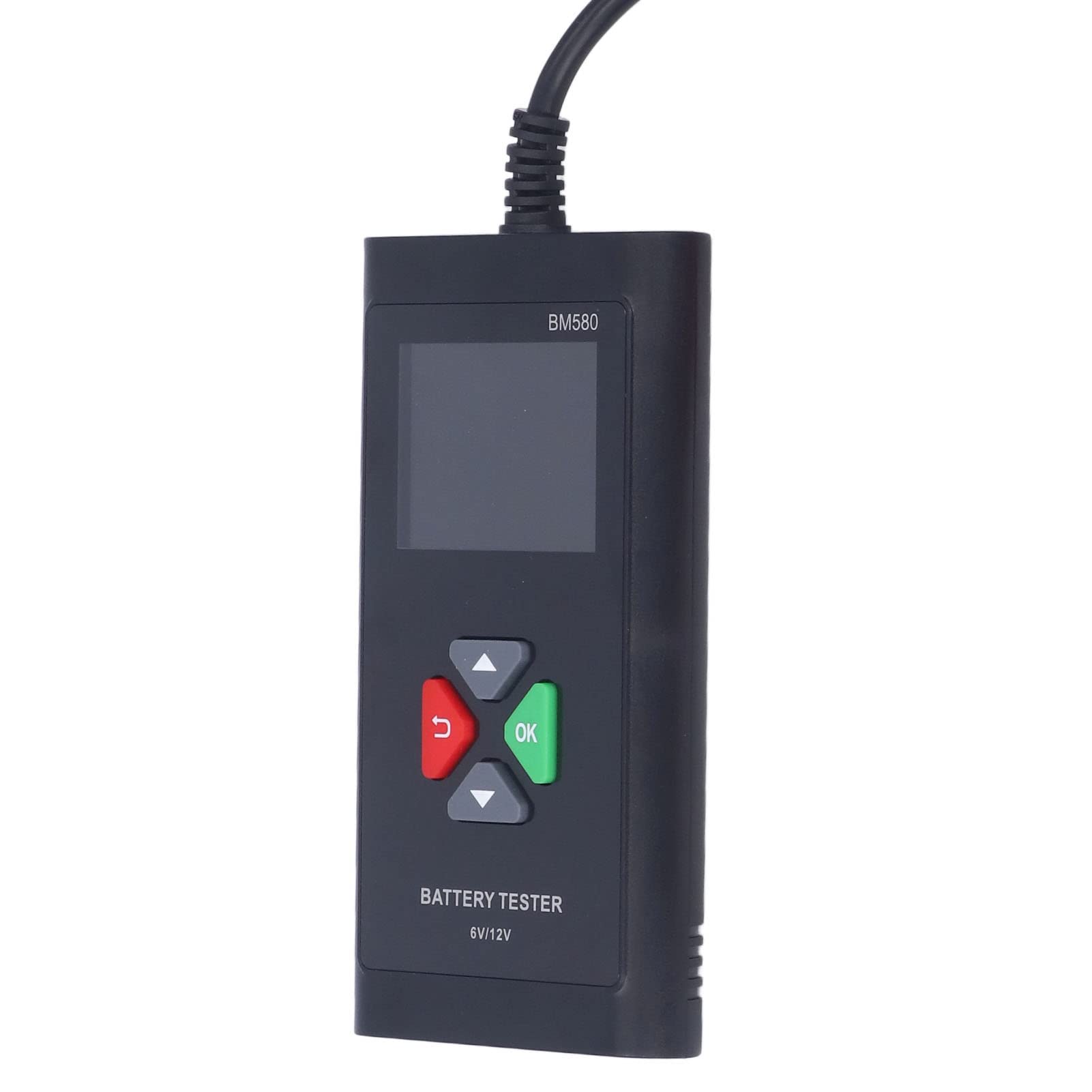 Analizator akumulatorów SustVita 6V 12V 100-2000CCA, przenośny tester akumulatorów samochodowych i narzędzie diagnostyczne do zastosowań przemysłowych i motoryzacyjnych
