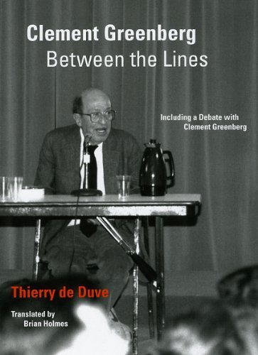 Clement Greenberg Between the Lines ouvrage histoire de l'art debate