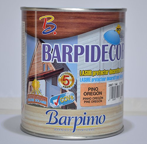 Lata de pintura para madera Barpidecor de 750ml (Pino Orgeón)
