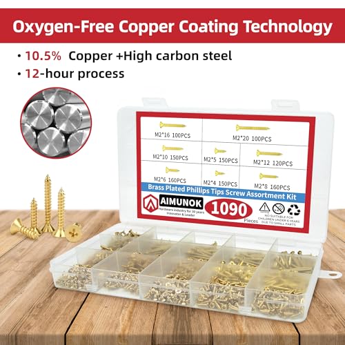 Kit de Tornillos Autoperforantes de Acero de Carbono 1090pcs miniatura 6