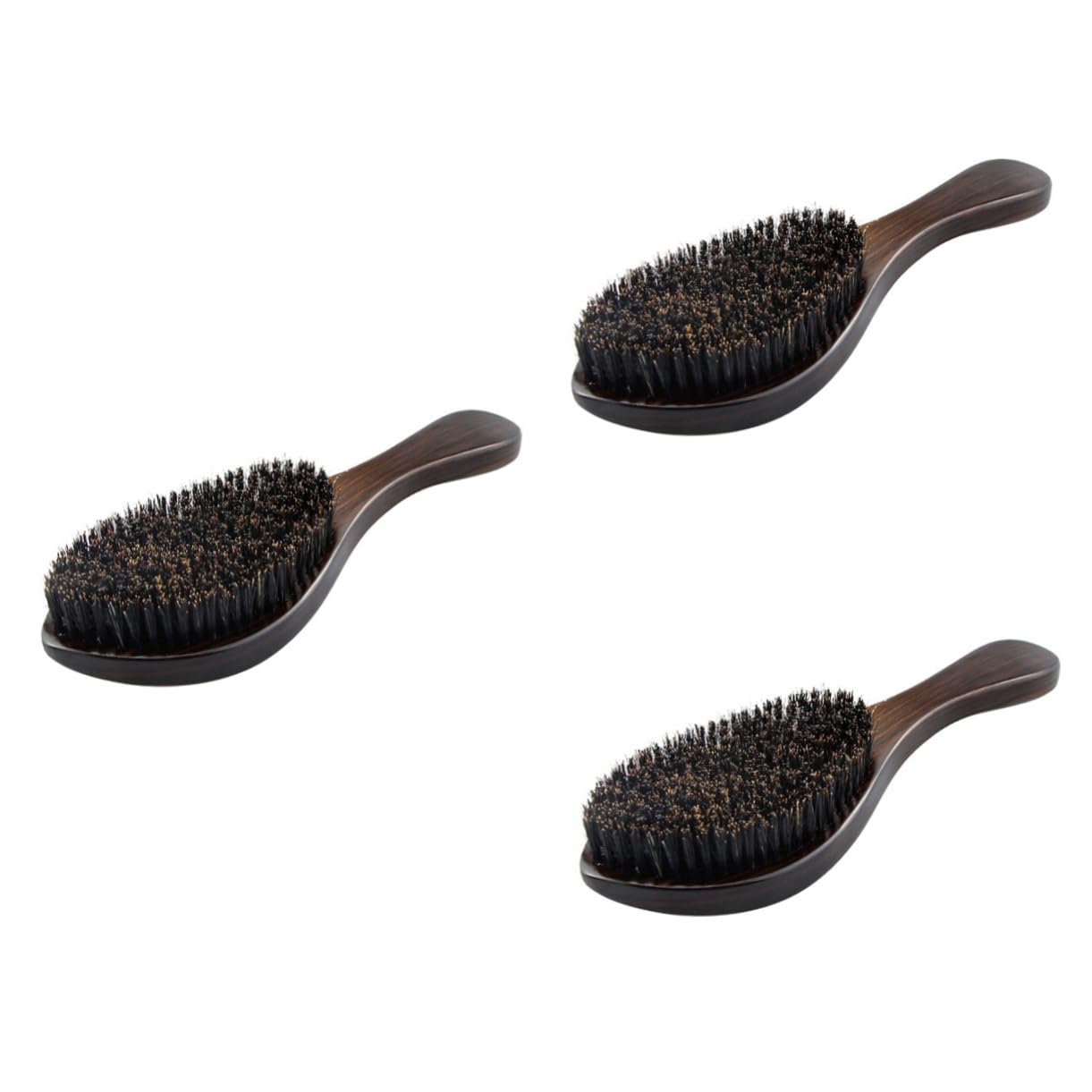 FOMIYES 3 Stk Bartbürste beard care bartpflege set bartpflege-set Bartschneider Bartpflegeprodukte bartpflege+set Bartwachs beard wax bartshampoo Massagekamm für Männer Bambus Coffee