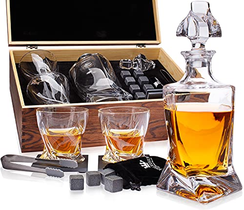 Whiskey Decanter Set With Glasses