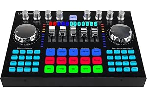 Neewer Sound Card with Bluetooth Accompaniment for Live Streaming and Music Recording